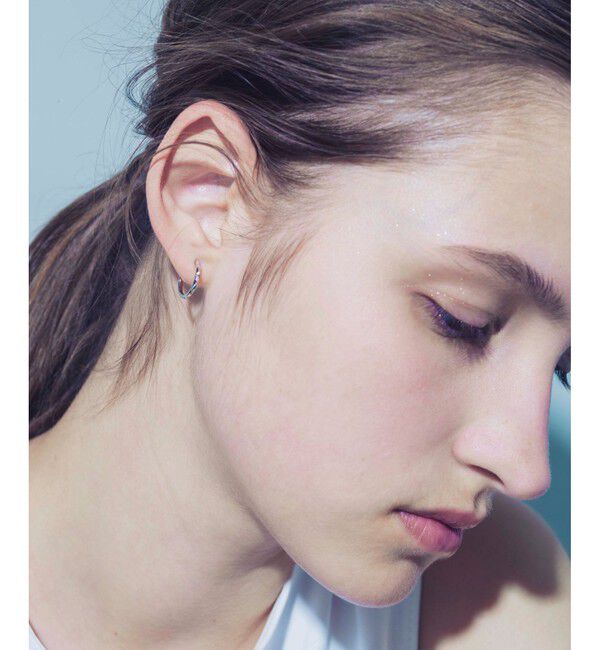 ete「ツイスト フープイヤリング」|イヤリング|