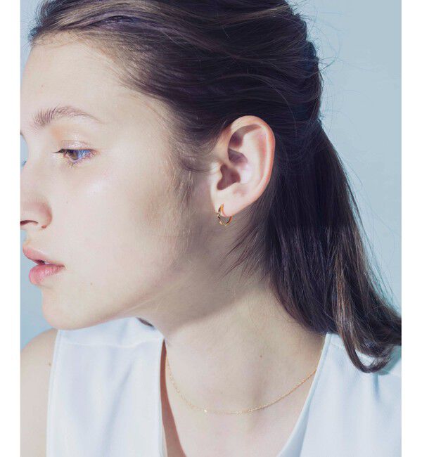 ete「ツイスト フープイヤリング」|イヤリング|