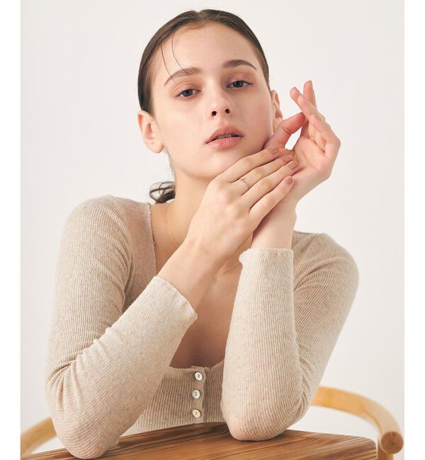 ete「[レイヤード] K10MPG ウェーブ リング」|リング|