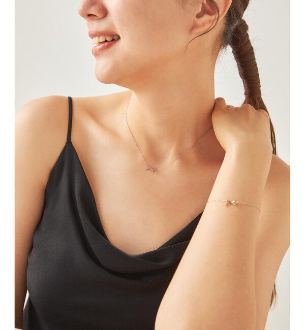 ete「[レイヤー] リボン ネックレス」|ネックレス|