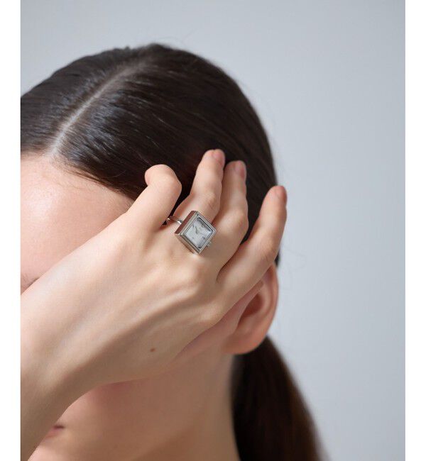 ete「スクエア リングウォッチ」|腕時計|