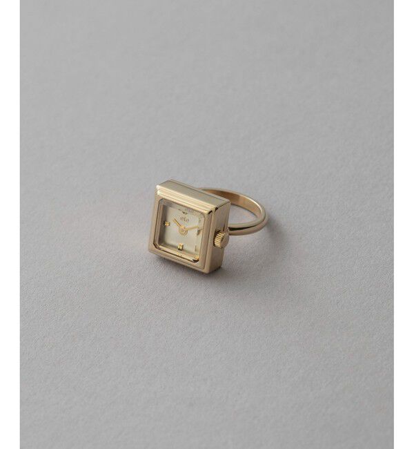 ete「スクエア リングウォッチ」|腕時計|