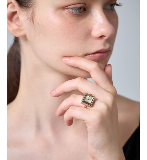 ete「スクエア リングウォッチ」|腕時計|