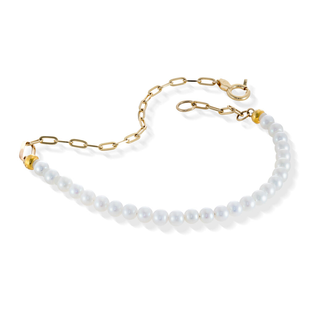 STAR JEWELRY「PEARL&CHAIN」|ブレスレット・バングル|