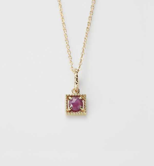 agete「K10ルビーチャーム」|その他|