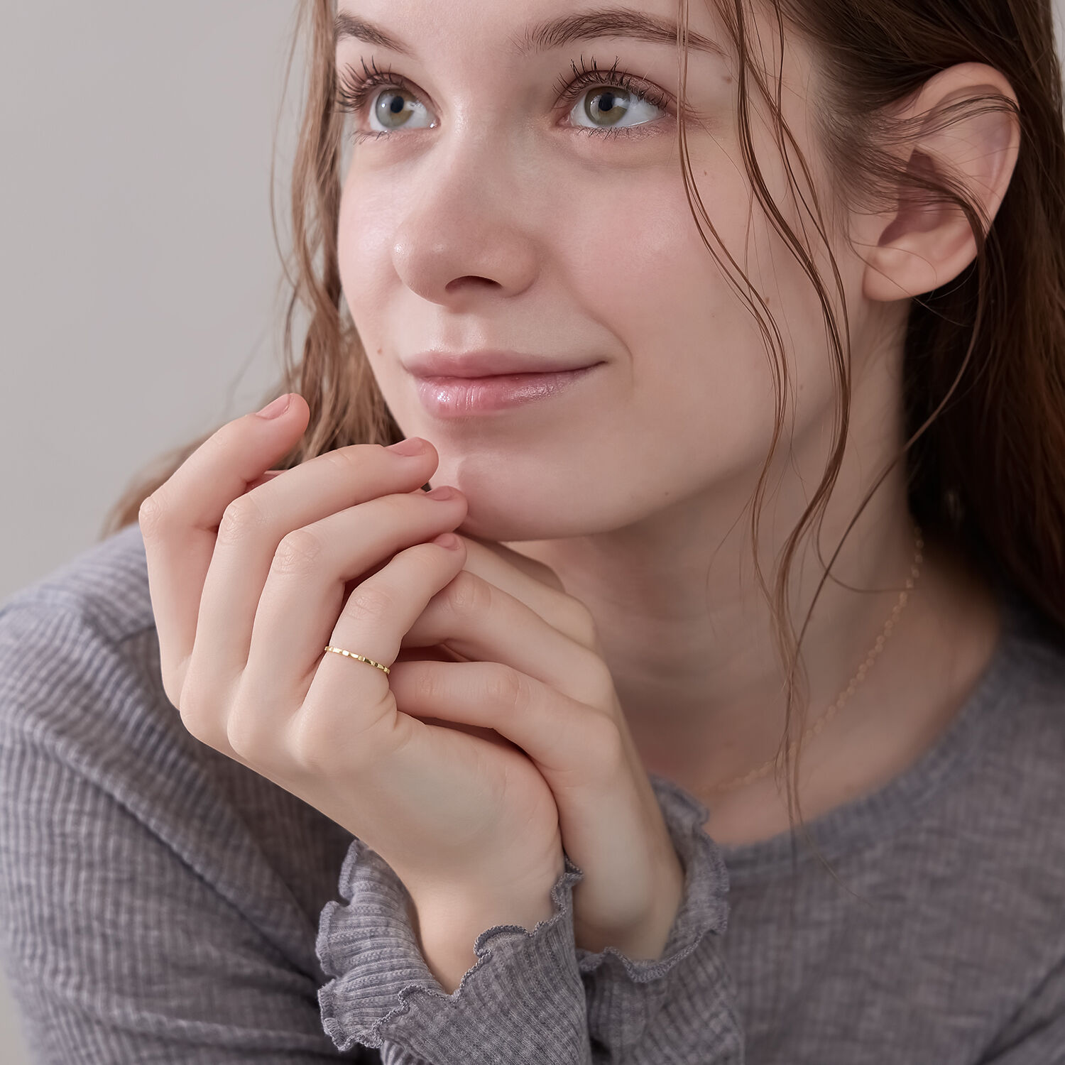 NOJESS「K10ピンキーリング」|リング|