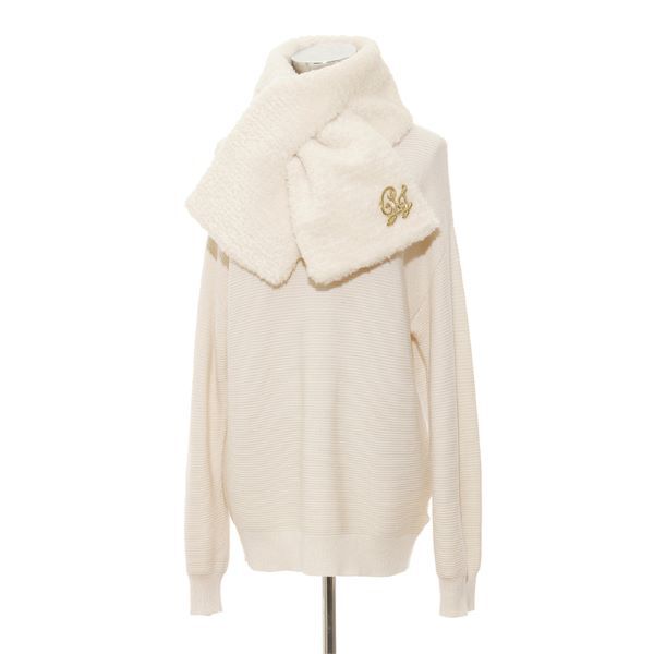 PAUL&JOE「ＰＪ／マフラー／ブローチ付フェイクファー」|マフラー|