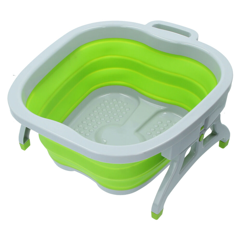 BACKYARD FAMILY「足湯 バケツ 折りたたみ 通販 ASHI湯 折りたためる フットバス 足湯器 家庭用 自宅用」|その他|グリーン1