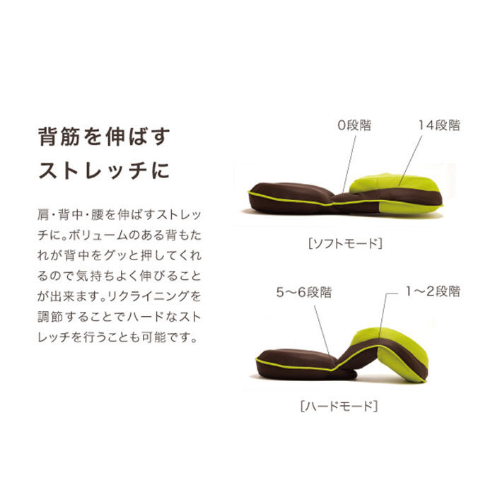 BACKYARD FAMILY「座椅子 リクライニング 通販 背筋がGUUUN 美姿勢座椅子 腰痛 背すじ 姿勢 座イス 座布団」|その他|