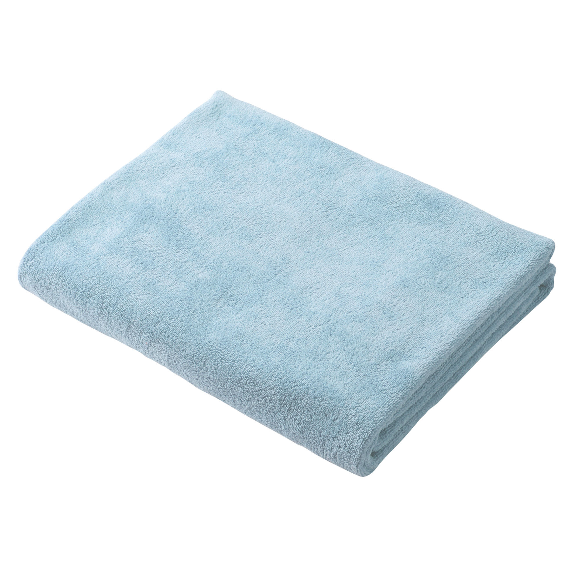 BACKYARD FAMILY「バスタオル カラリ carari マイクロファイバー 超吸水 薄手 速乾性 定番 柔らかい」|タオル|ブルー1