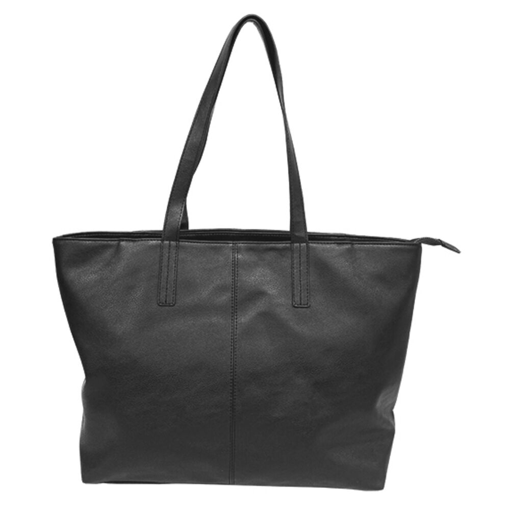 BACKYARD FAMILY「トートバッグ 大きめ 通販 レディース メンズ ショルダーバッグ ファスナー付き おしゃれ 通勤」|トートバッグ|ブラック1