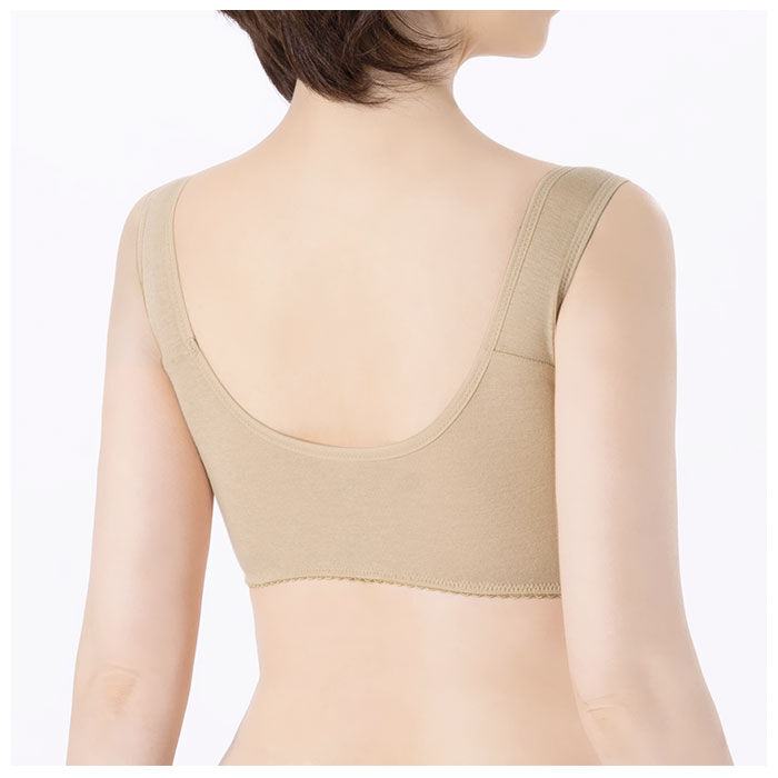 BACKYARD FAMILY「ノンワイヤー 綿 ブラジャー 通販 綿100% 脇汗ガードブラ 汗取りインナー 脇汗パッド」|インナー|