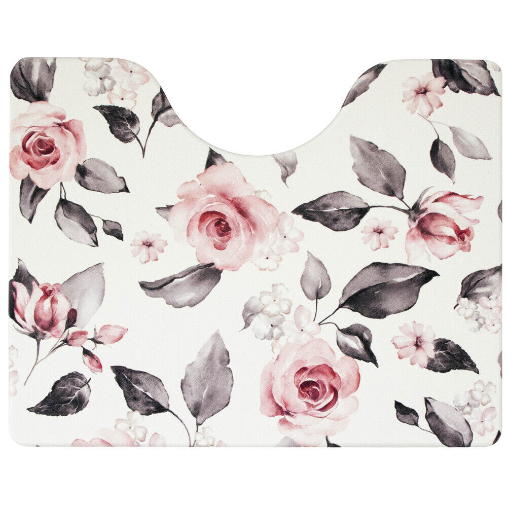 BACKYARD FAMILY「トイレマット おしゃれ 拭ける 通販 40cm 50cm pvcマット 40センチ 50センチ 約」|トイレタリー・ランドリーグッズ|ピンク1