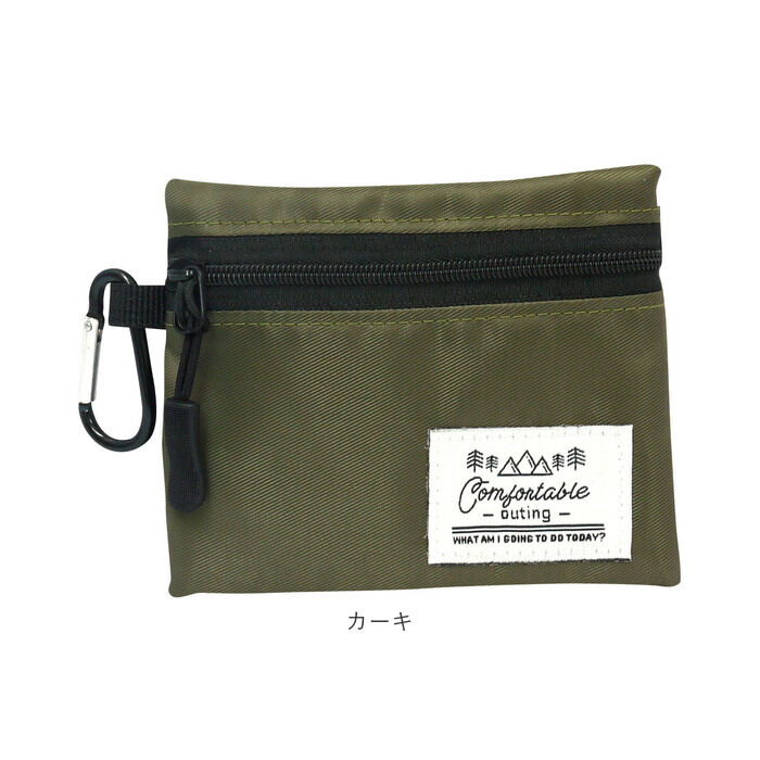 BACKYARD FAMILY「パスケース コインケース 通販 小銭入れ ミニ財布 小物入れ カラビナ付き カラビナ キーホルダー」|コインケース|