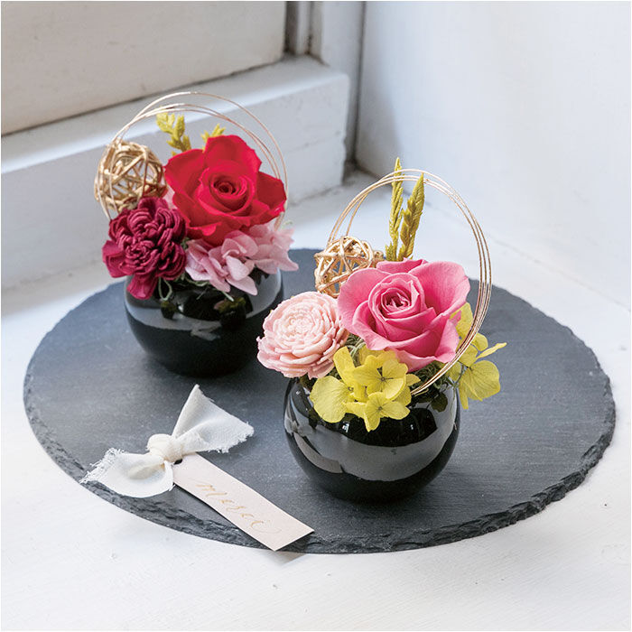 BACKYARD FAMILY「Temari てまり フラワーアレンジメント 通販 プリザーブドフラワー プリザードフラワー」|その他|