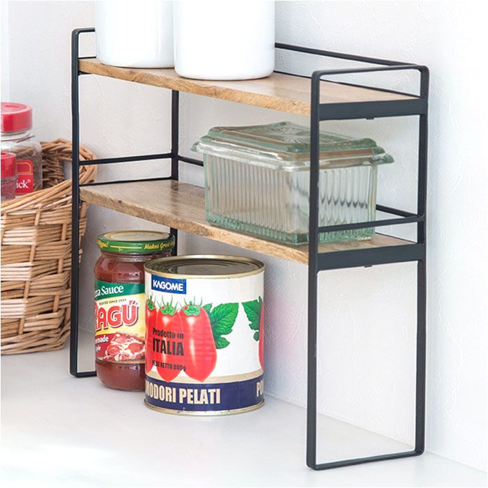 BACKYARD FAMILY「マルチラック 机上 ラック 通販 デスクラック デスクボード 机上台 机上ラック 木製 スチール」|その他|