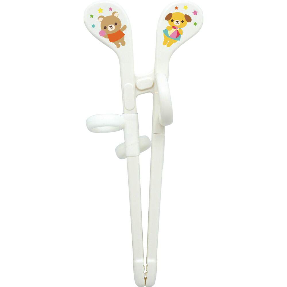 BACKYARD FAMILY「EDISON エジソン トレーニング 箸 通販 トレーニング箸 エジソンのお箸 練習用箸 子供用箸」|食器・キッチングッズ|ホワイト2