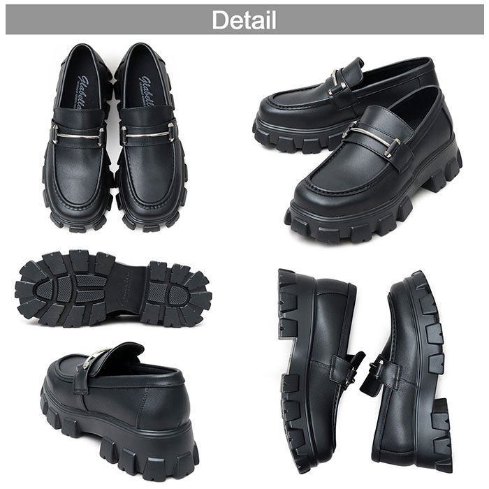 BACKYARD FAMILY「glabella グラベラ シューズ ローファー 厚底 通販 厚底シューズ ビットローファー」|ビジネス・ドレスシューズ|