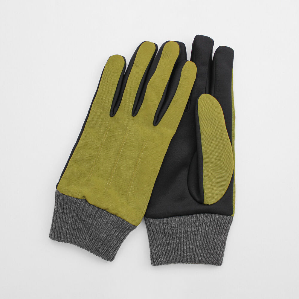 BACKYARD FAMILY「クロダ 手袋 メンズ 通販 グローブ 手ぶくろ スマートフォン対応 スマホ 対応 ナイロングローブ」|手袋|グリーン1