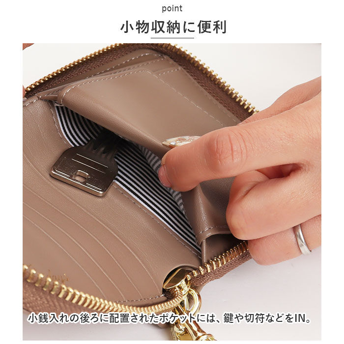 BACKYARD FAMILY「LIZDAYS リズデイズ 二つ折り財布 本革 通販 財布 二つ折財布 二つ折り ミニウォレット」|財布|