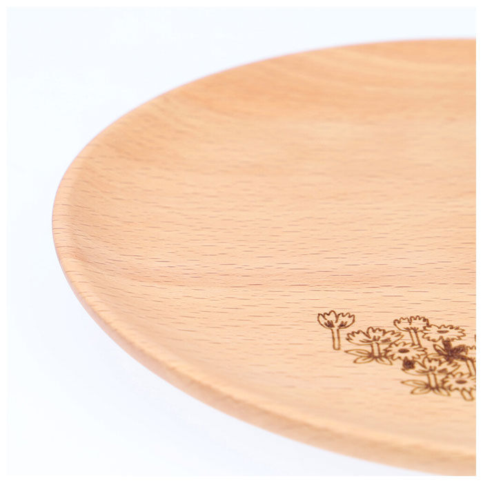 BACKYARD FAMILY「ムーミン 食器 通販 木製 プレート 皿 お皿 ラウンドプレート 丸皿 プレートディッシュ M」|食器・キッチングッズ|