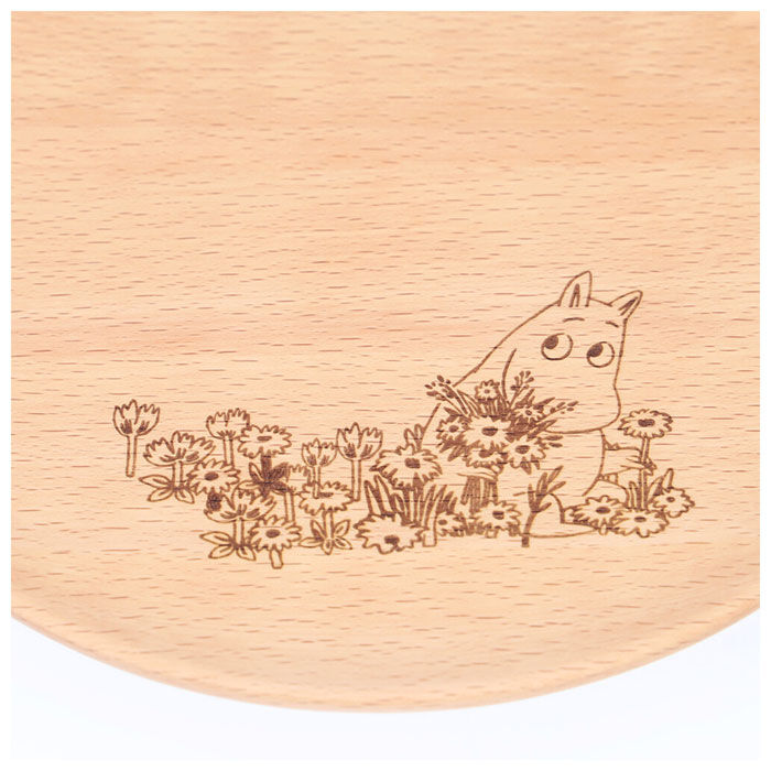 BACKYARD FAMILY「ムーミン 食器 通販 木製 プレート 皿 お皿 ラウンドプレート 丸皿 プレートディッシュ M」|食器・キッチングッズ|