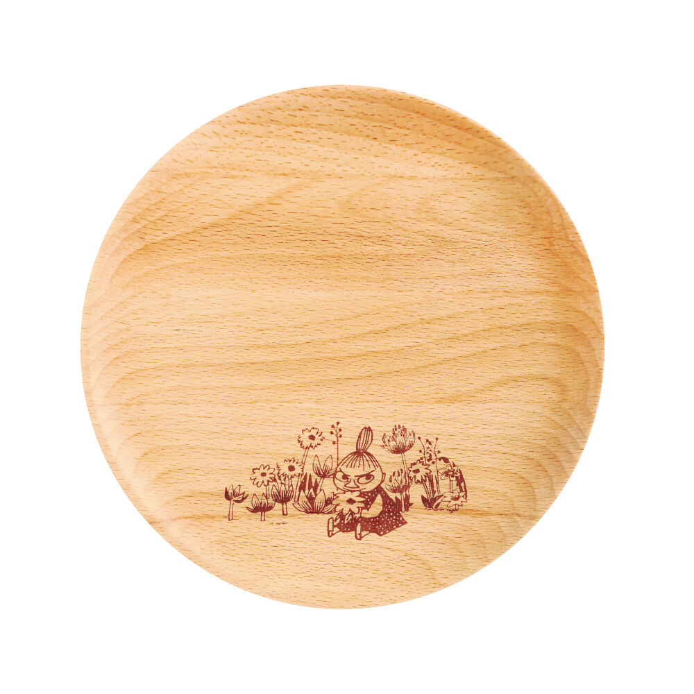 BACKYARD FAMILY「ムーミン 食器 通販 木製 プレート 皿 お皿 ラウンドプレート 丸皿 プレートディッシュ M」|食器・キッチングッズ|ブラウン2