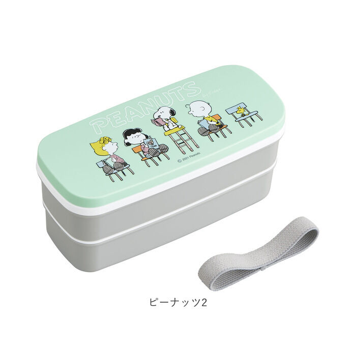 BACKYARD FAMILY「キャラクター ランチボックス 640ml 2段 通販 弁当箱 お弁当箱 ランチ 二段 ベルト付き」|食器・キッチングッズ|