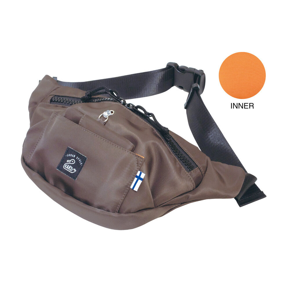 BACKYARD FAMILY「カクシ ボディバッグ KAKSI 通販 パスケース付き ウエストポーチ ワンショルダーバッグ」|その他|ブラウン1