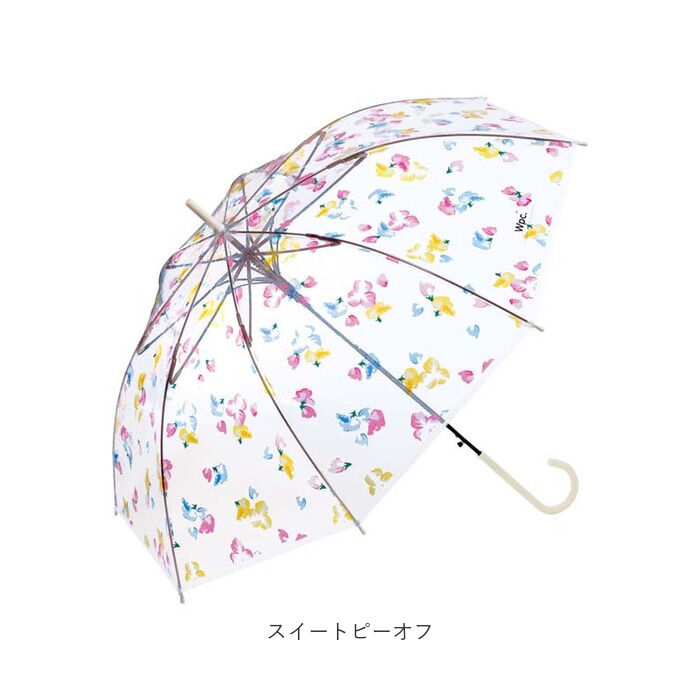 Wpc.「wpc 傘 ビニール傘 通販 レディース ジャンプ 透明 耐風 長傘 雨傘 ジャンプ傘 オシャレ」|傘|