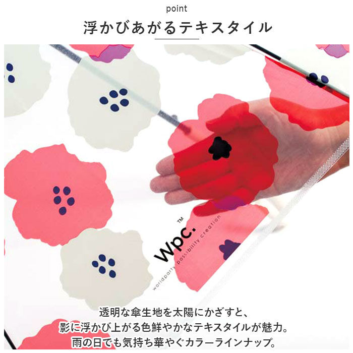 Wpc.「wpc 傘 ビニール傘 通販 レディース ジャンプ 透明 耐風 長傘 雨傘 ジャンプ傘 オシャレ」|傘|
