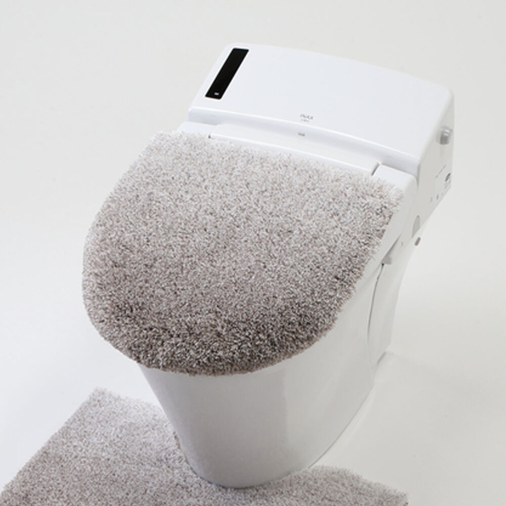 BACKYARD FAMILY「グラデ 兼用フタカバー 通販 ふたカバー 蓋カバー カバー トイレ シンプル 無地 グラデーション」|トイレタリー・ランドリーグッズ|ブラウン1