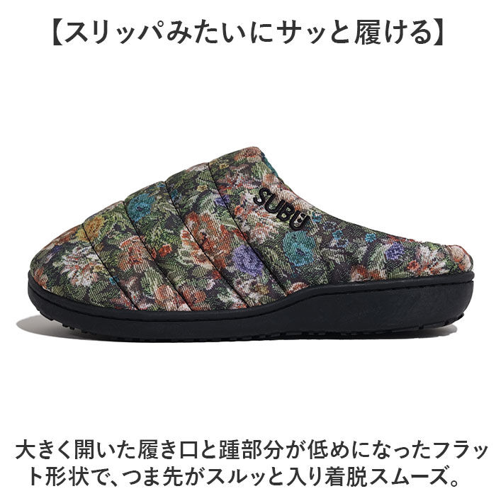 BACKYARD FAMILY「SUBU スブ サンダル 冬 通販 冬用サンダル 暖かいサンダル スリッパ スリッポン 外履き」|サンダル|