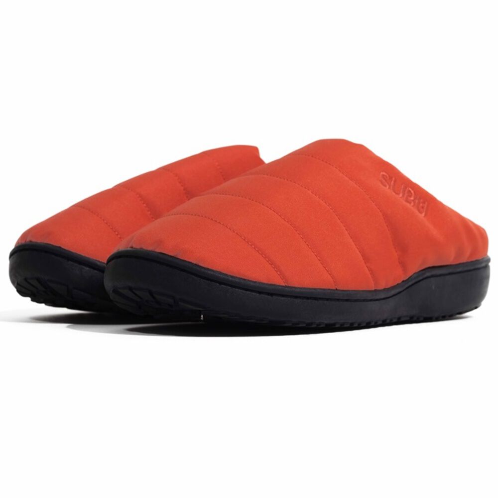 BACKYARD FAMILY「SUBU スブ サンダル 冬 通販 冬用サンダル 暖かいサンダル スリッパ スリッポン 外履き」|サンダル|オレンジ1