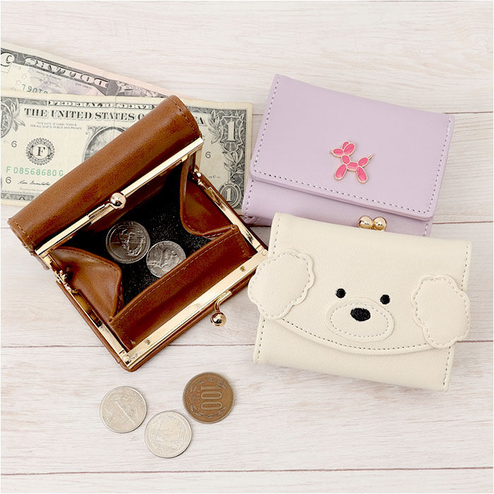 BACKYARD FAMILY「財布 三つ折り レディース 通販 折りたたみ財布 三つ折り財布 折財布 折り財布 がま口財布」|財布|