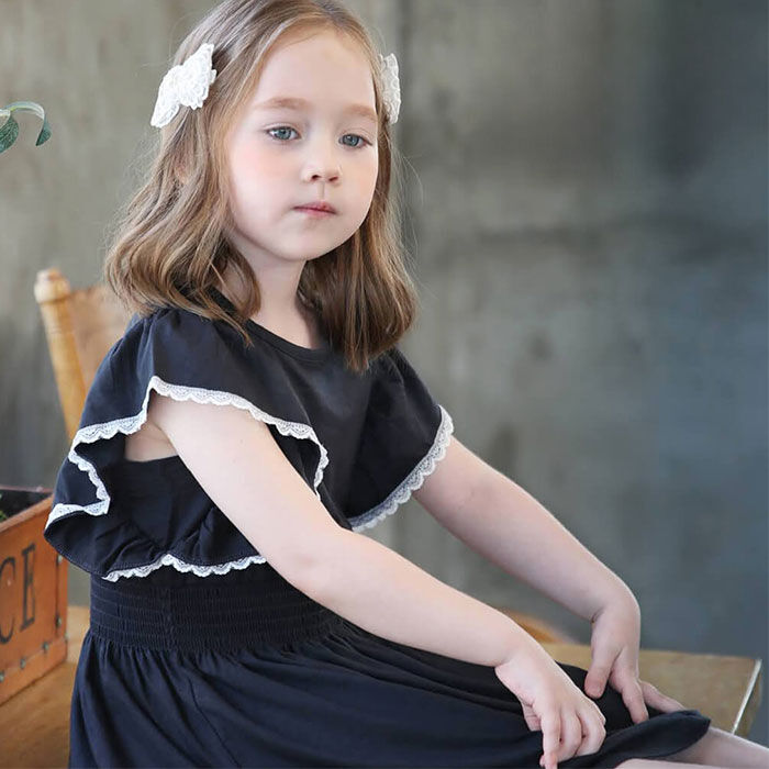 BACKYARD FAMILY「半袖 ワンピース キッズ 通販 半袖ワンピース 10006277 ワンピ 夏 女の子 レース」|その他|