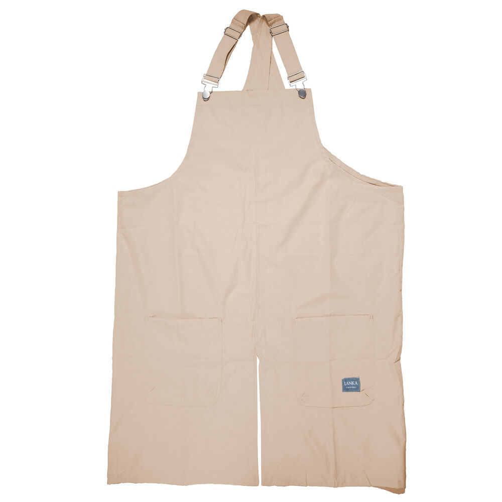 BACKYARD FAMILY「エプロン たすき掛け 撥水 通販 前掛け おしゃれ かぶるだけ バッククロス 保育士 はっ水」|その他|ベージュ1