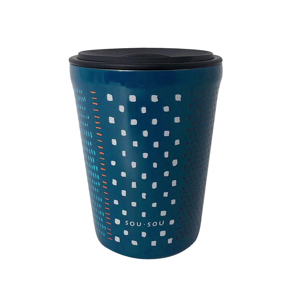 BACKYARD FAMILY「タンブラー 蓋付き かわいい 通販 sousou 蓋付きタンブラー ステンレスタンブラー 保温」|食器・キッチングッズ|ブルー1