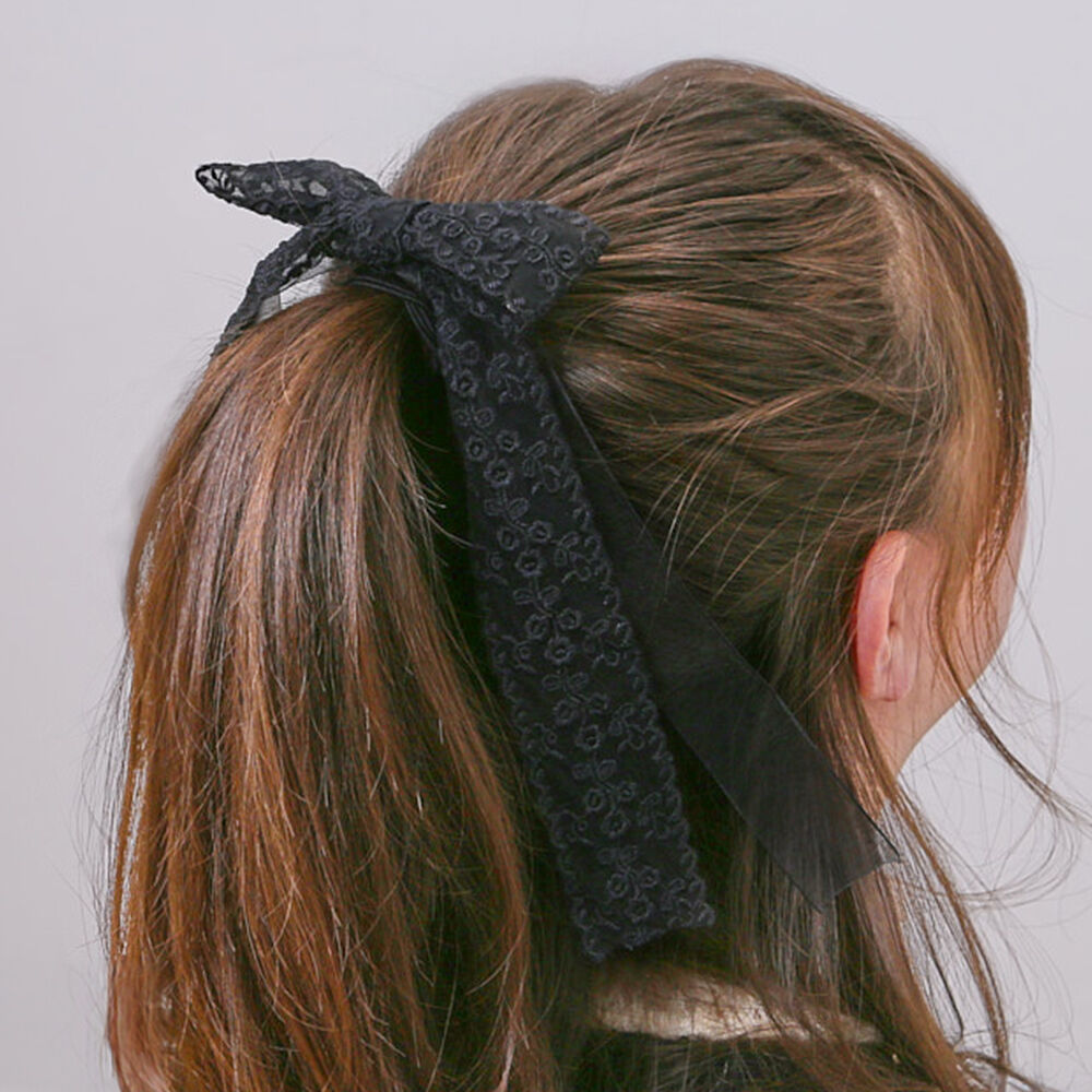 BACKYARD FAMILY「RORA ヘアゴム 通販 ローラ エレノア 髪ゴム ヘアアクセサリー 髪飾り キッズ 子供 子ども」|その他|ブラック1