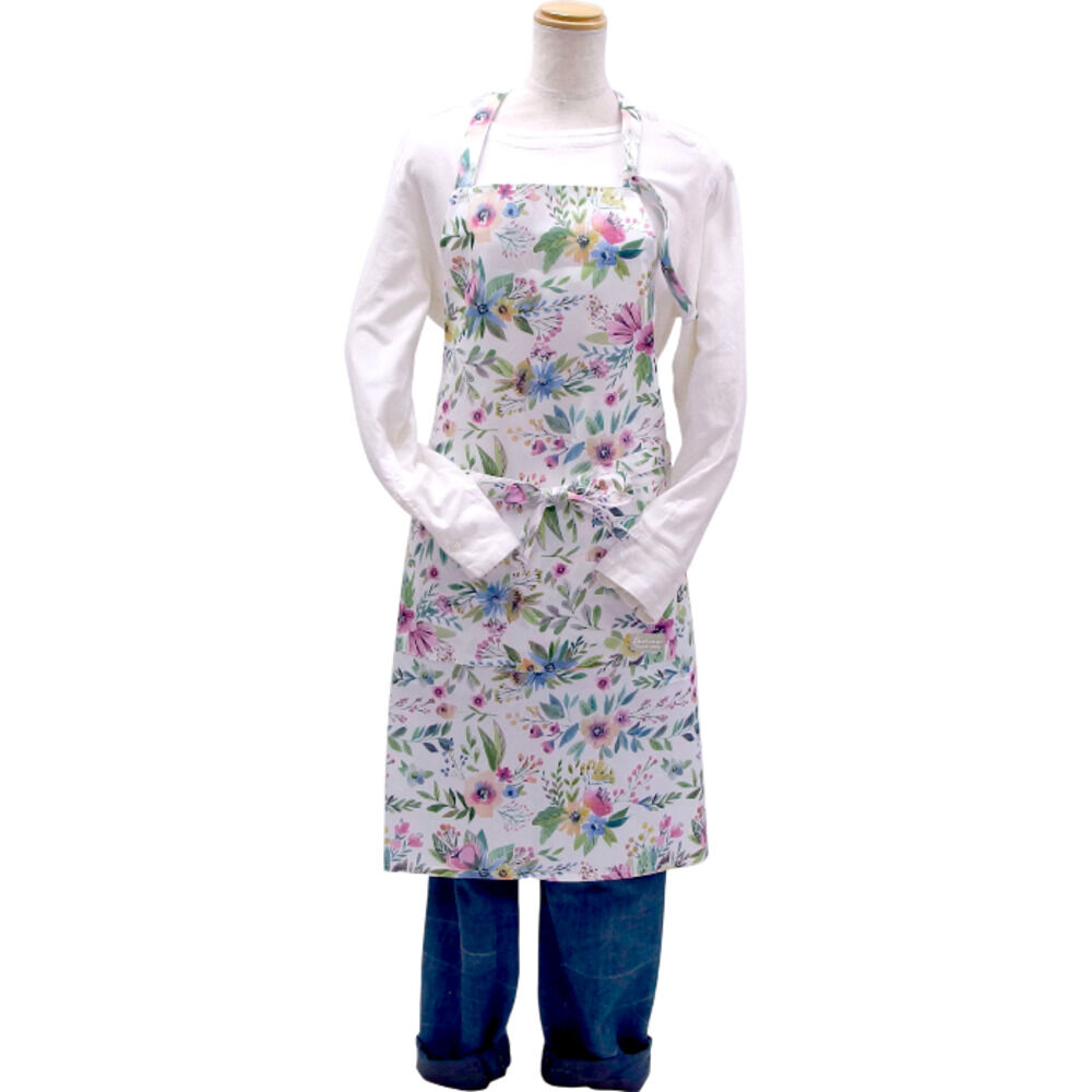 BACKYARD FAMILY「エプロン おしゃれ 通販 前掛け 前結び 前 結び レディース 大人 女性 保育士 主婦 可愛い」|その他|ホワイト1