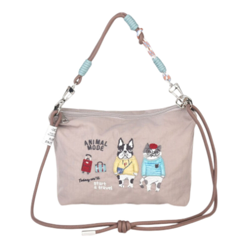 BACKYARD FAMILY「kusuguru japan クスグルジャパン ポシェット 通販 パラコードポシェット」|ショルダー・メッセンジャー|ブラウン1