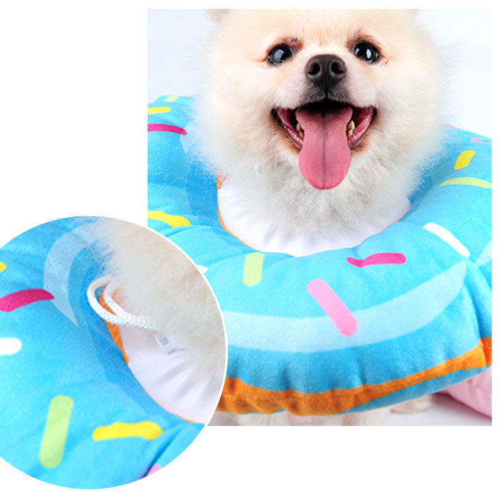 BACKYARD FAMILY「エリザベスカラー ソフト 通販 犬 猫 いぬ ネコ グッズ おしゃれ かわいい ドーナツ 小型犬」|その他|