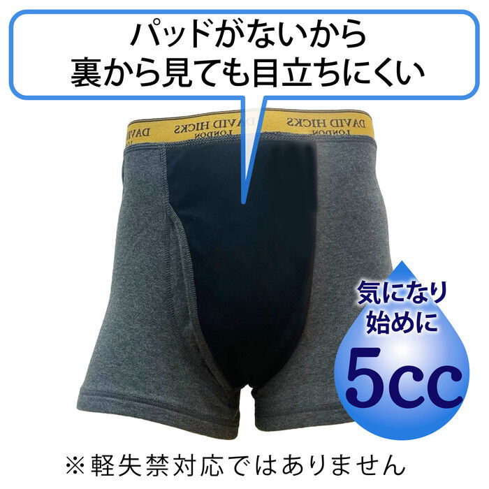BACKYARD FAMILY「ボクサーパンツ メンズ セット 4枚 通販 ちょい漏れパンツ David Hicks」|インナー|