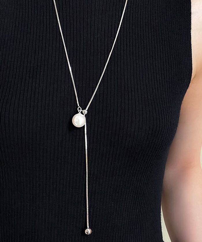 BACKYARD FAMILY「ネックレス レディース シンプル 通販 ペンダント 首飾り アクセサリー ジュエリー パール 真珠」|その他|