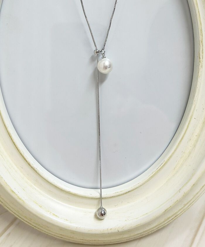 BACKYARD FAMILY「ネックレス レディース シンプル 通販 ペンダント 首飾り アクセサリー ジュエリー パール 真珠」|その他|