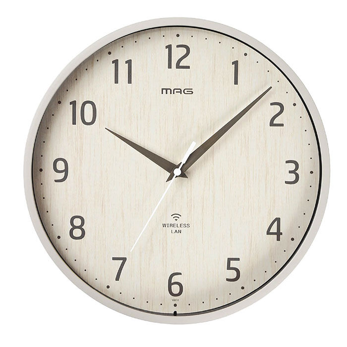 BACKYARD FAMILY「MAG マグ 掛時計 無線LAN 通販 掛け時計 ネット接続 時計 無線LAN掛け時計 壁掛け時計」|クロック・置時計|