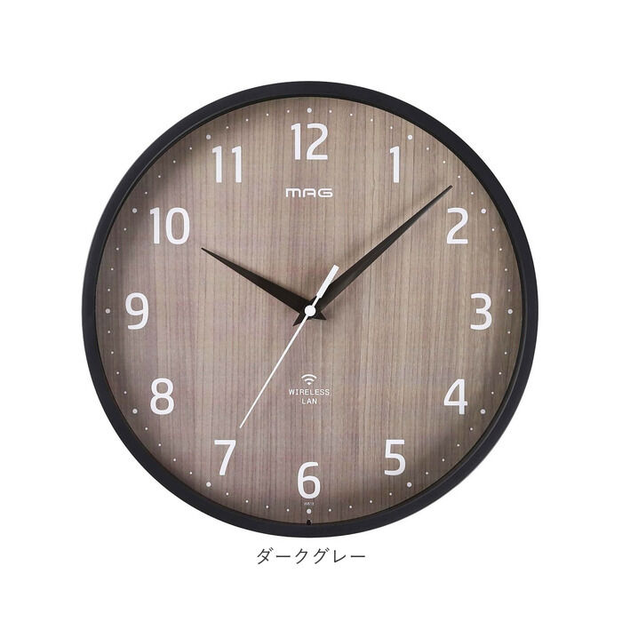 BACKYARD FAMILY「MAG マグ 掛時計 無線LAN 通販 掛け時計 ネット接続 時計 無線LAN掛け時計 壁掛け時計」|クロック・置時計|