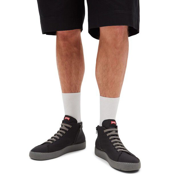 CAMPER「[カンペール] PEU TOURING / ハイカットシューズ」|サンダル|ブラック