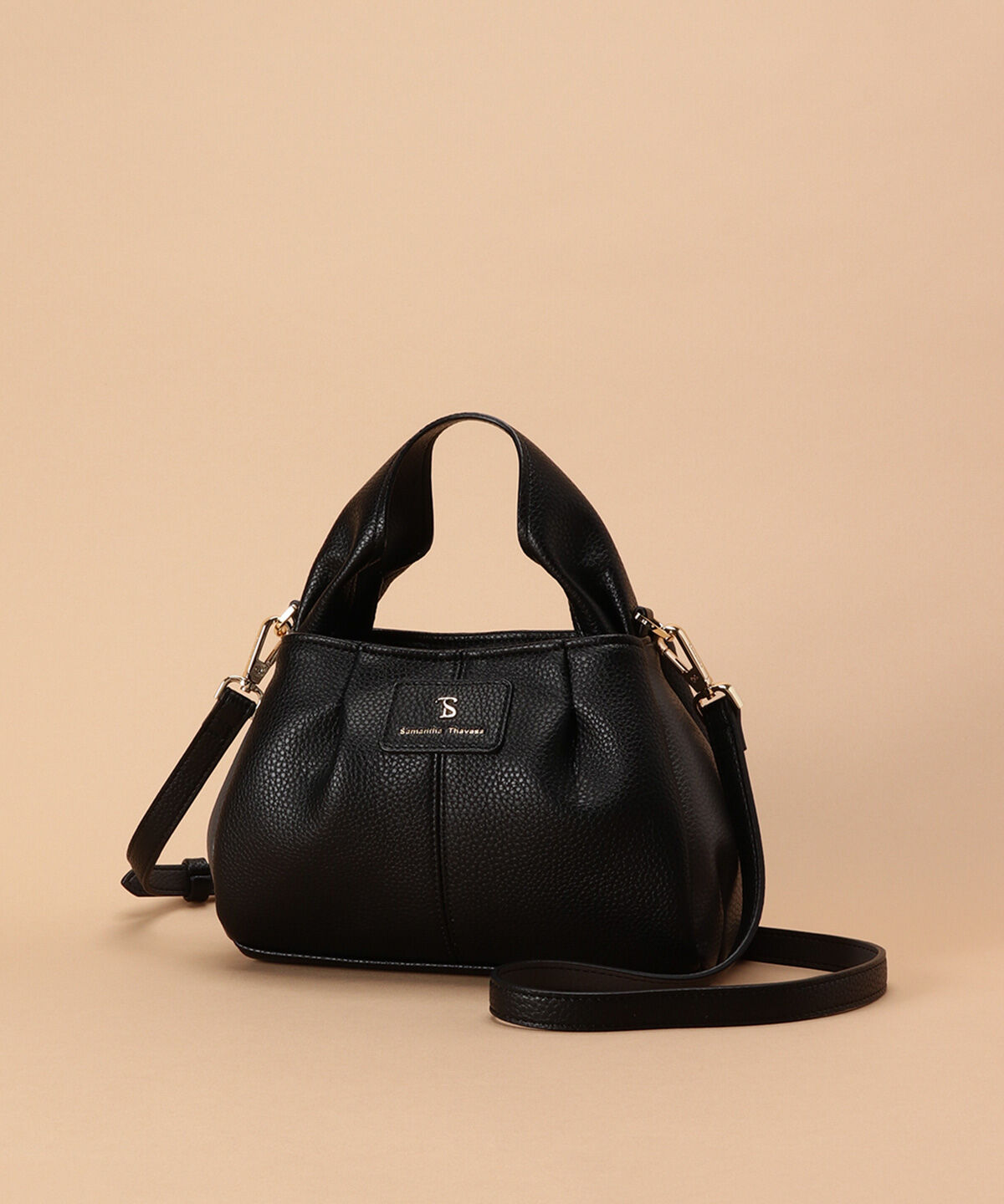 Samantha Thavasa「タックワンハンドルバッグ 小サイズ」|ハンドバッグ|