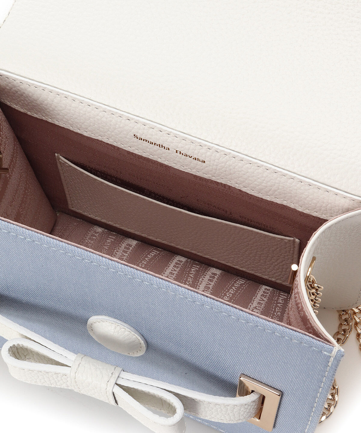 Samantha Thavasa「デニム調エムシュシュⅢ ショルダーバッグ 小サイズ」|ショルダー・メッセンジャー|